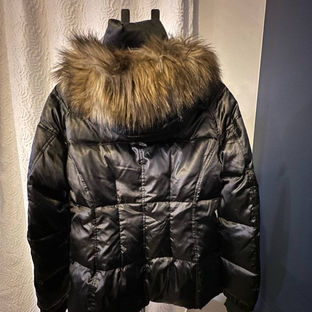 S13/NYC down jacket faux fur hood - size L
